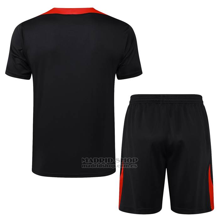 Chandal del Portugal Manga Corta 2024-2025 Negro - Pantalon Corto
